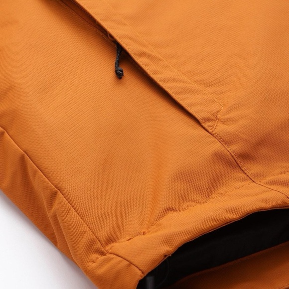 Columbia Men's Whirlibird V Interchange Bold Orange and Black Ski Jacket - Picture 7 of 10